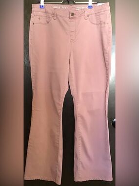 Laurie Felt Dusty Rose Stretch Bootcut Pants